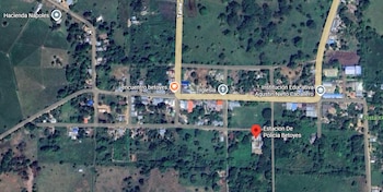 La subestación de Policía de Betoyes, Tame, Arauca, está cerca de viviendas de civiles - crédito captura de pantalla Google Maps