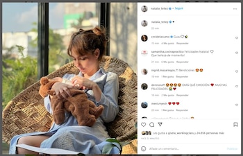 La bebé de la actriz