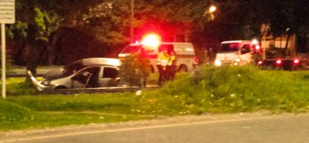 Accidente en la avenida NQS