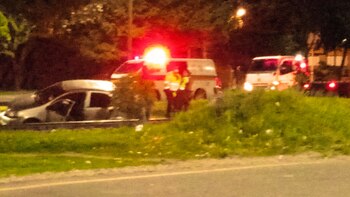 Video: un vehículo terminó en