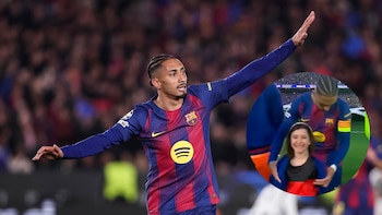 El gesto de Raphinha con