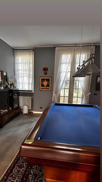 Una mesa de pool también