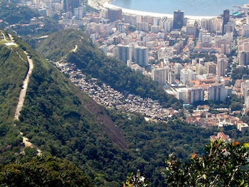 Imagen aérea de las favelas
