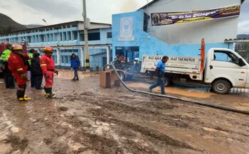 La torrencial lluvia en Tarma