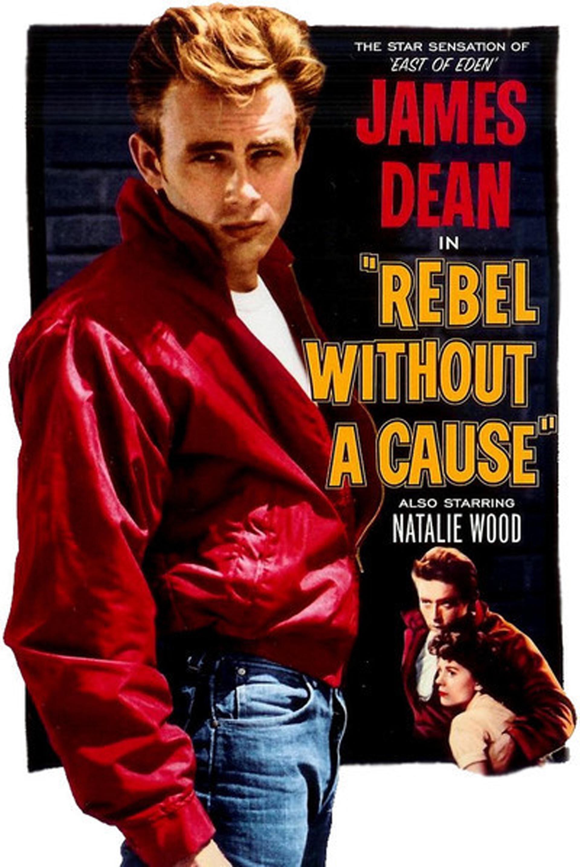 James Dean en el afiche oficial de