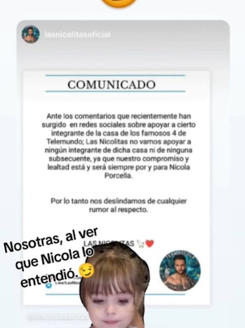 Comunicado de las 'Nicolitas', club