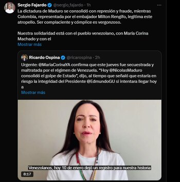 Sergio Fajardo rechazó la presencia