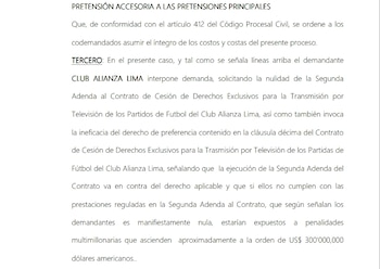 Resolución de la Corte Superior