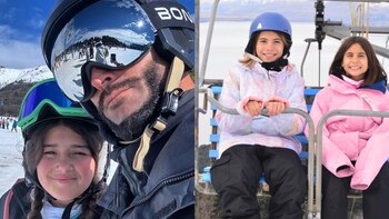 Roberto Castillo y su hija,