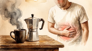 Por qué el café recalentado puede afectar al estómago, según la ciencia