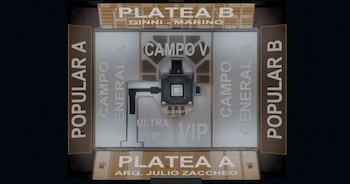 Las ubicaciones que estarán disponibles en la cancha de Platense