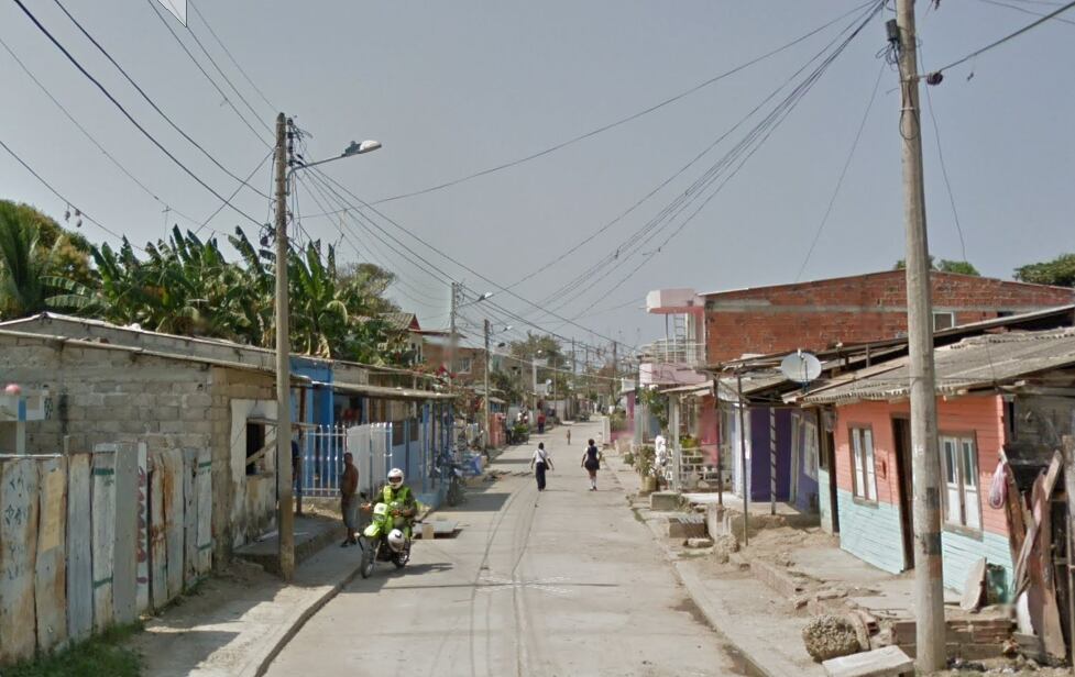 Los hechos ocurrieron en el barrio Olaya Herrera, en Cartagena - crédito Google Maps