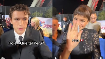 Tom Holland y Zendaya desataron euforia al saludar a los peruanos previo al estreno de ‘Spider-Man: Un nuevo día’