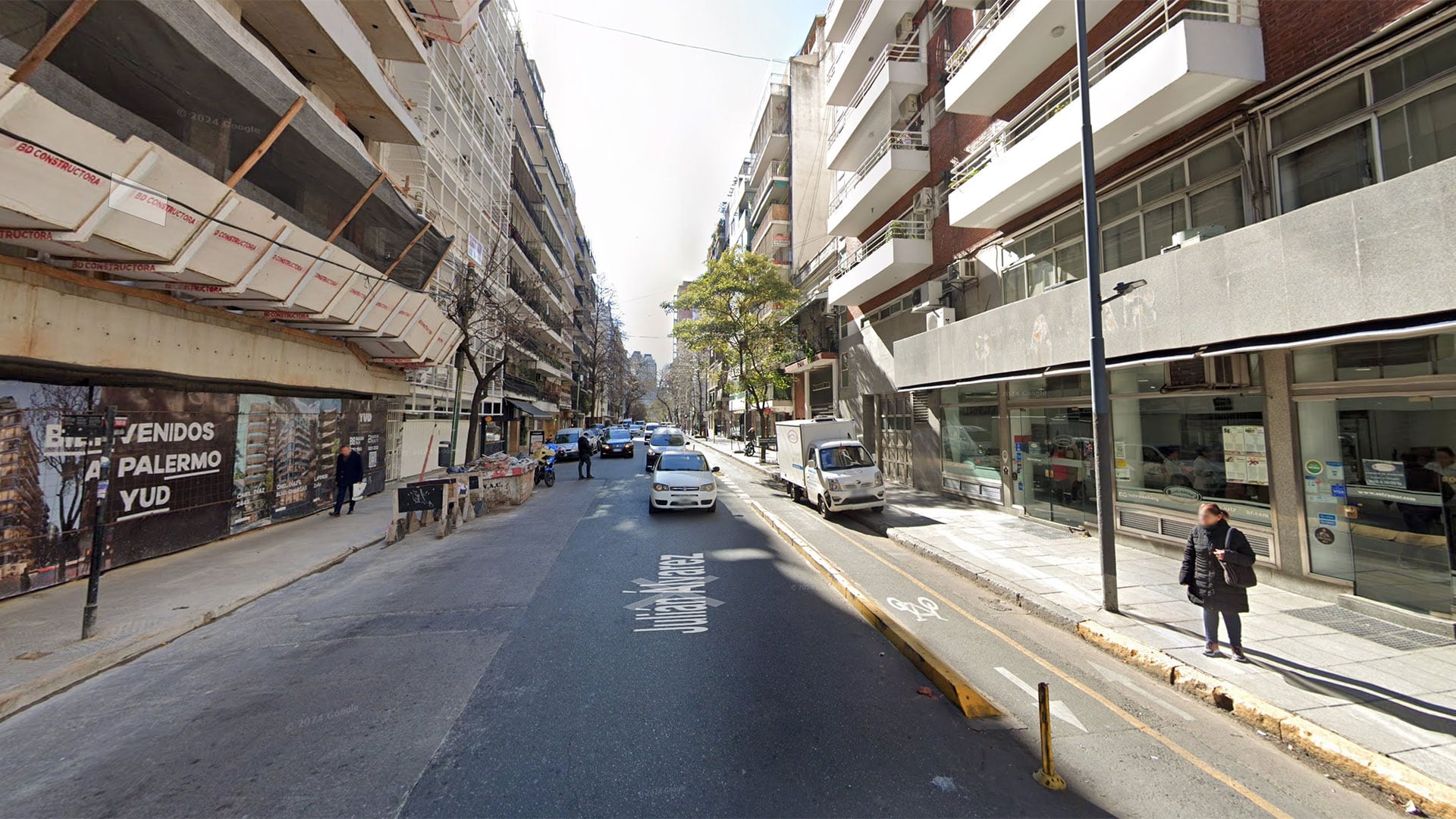 El robo ocurrió en un departamento ubicado en la calle Julián Álvarez al 2500, Palermo