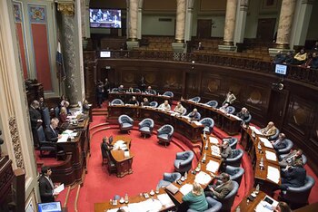 El Parlamento uruguayo está realizando