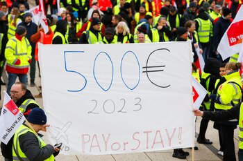 El reclamo del sindicato (Reuters)