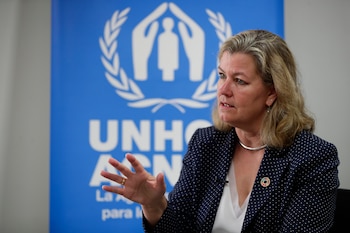 La Alta Comisionada Adjunta para los Refugiados (ACNUR), Kelly Clements. EFE/Bienvenido Velasco