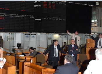 Recinto de operaciones del mercado de granos