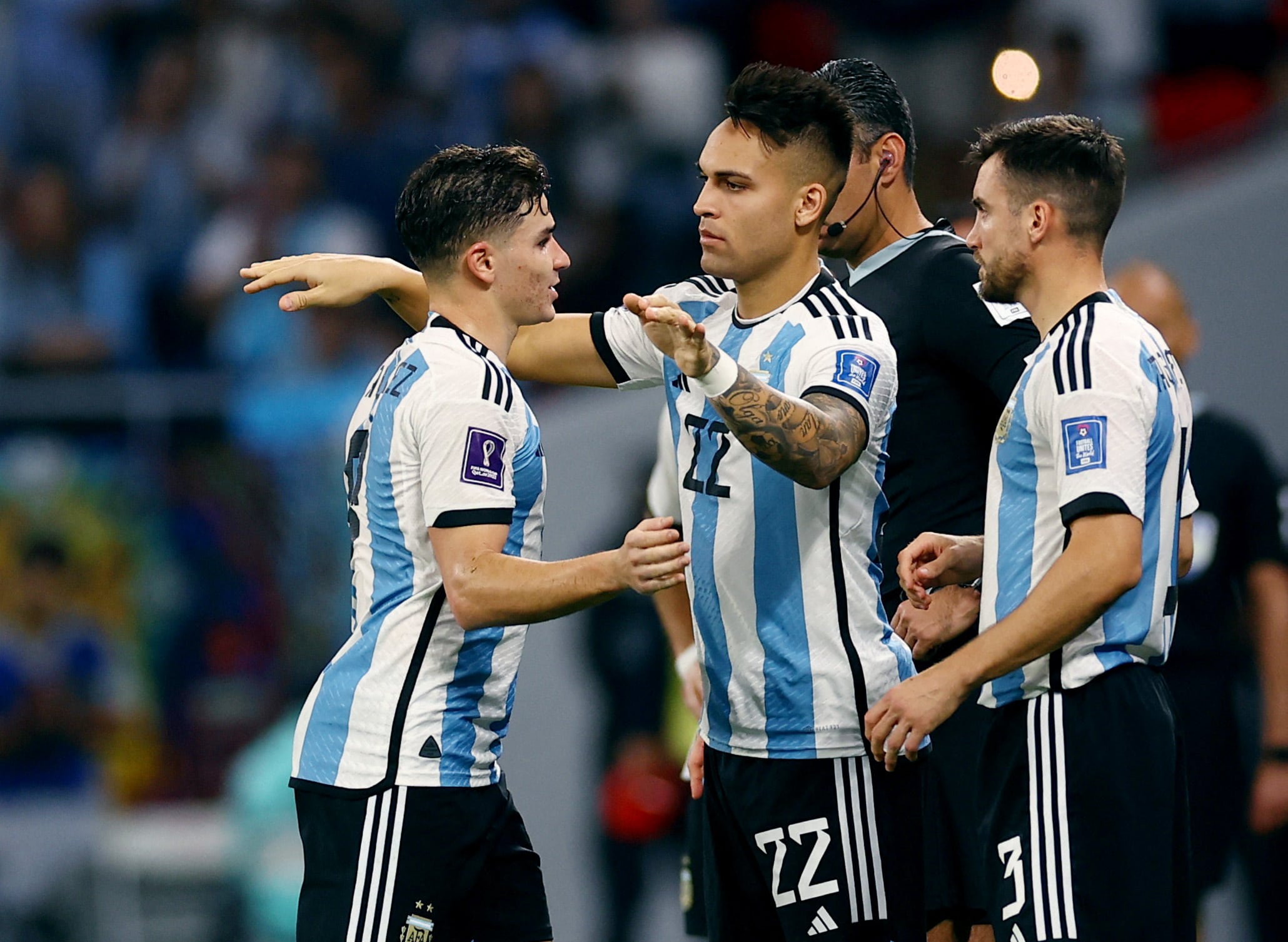 Lautaro Martínez sería el delantero apuntado por el Atlético de Madrid para reemplazar a Julián Álvarez (REUTERS/Kai Pfaffenbach)