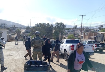 Rescate de 26 migrantes en Baja California