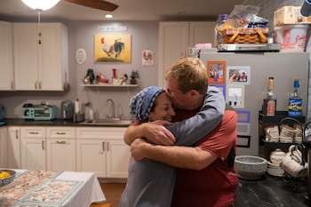 Terry y Elley dijeron que si su casa en la isla se les queda pequeña, podrían mudarse. (Carolyn Van Houten/The Washington Post)