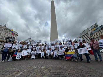 En Buenos Aires, los venezolanos