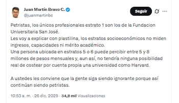El exoncejal Juan Martín Bravo