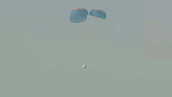 La cápsula llegó a salvo