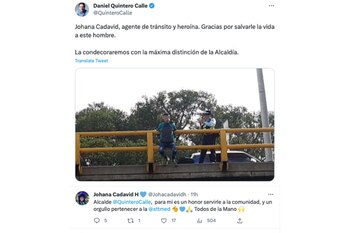 Daniel Quintero entregará condecoración a