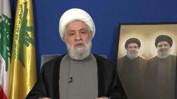 El líder del Hezbolá libanés,