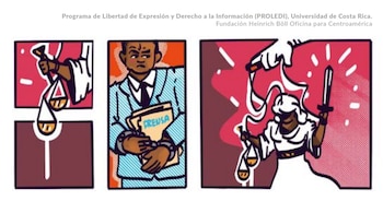 La llegada de Bernardo Arévalo no logró frenar la ofensiva del Ministerio Público y de sectores del Poder Judicial contra la prensa en Guatemala. (Foto cortesía Libertad de Expresión
y Periodismo en
Centroamérica)