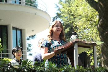 La Diputada Federal Diana Estefanía