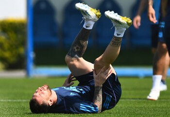 El momento que Messi terminó