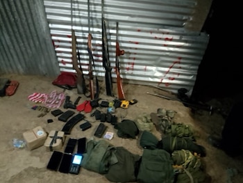 En El Paso (Cesar), el mandatario dijo que el Ejército Nacional capturó en flagrancia a cuatro integrantes del Frente Camilo Torres Restrepo del ELN, señalados de participar en “la acción terrorista del pasado 27 de agosto” - crédito @ABDELAESPRIELLA/X