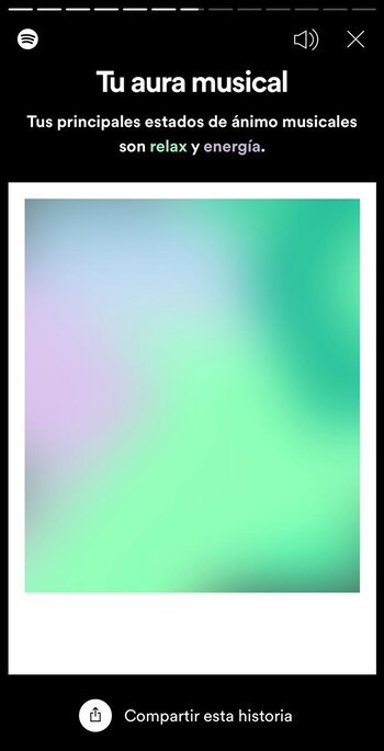 Aura musical en Spotify. (Foto: