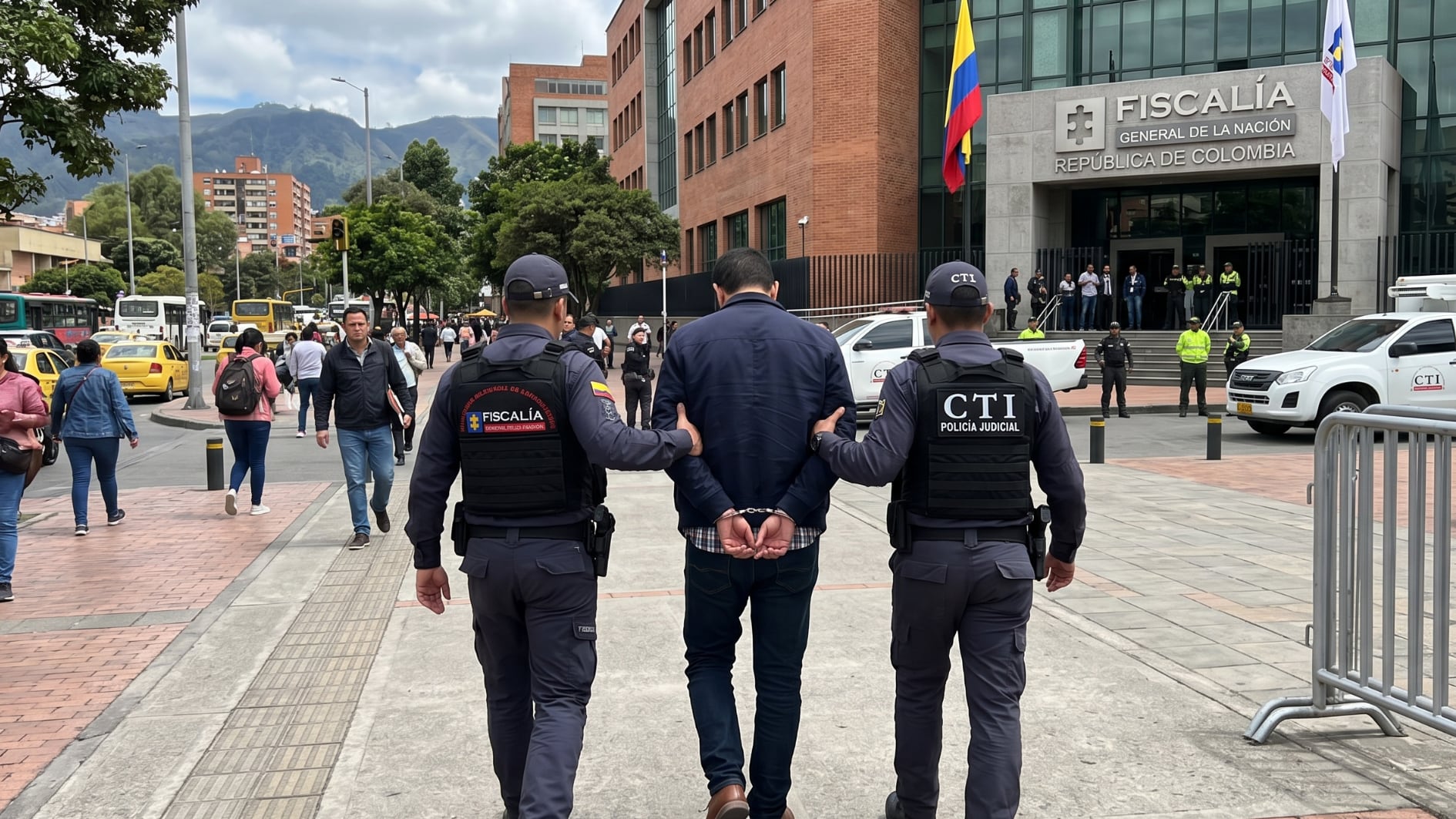 Operativos de la Fiscalía dejaron al menos 11 capturados por un presunto esquema de desvío de recursos de regalías en varias regiones del país- crédito VisualesIA