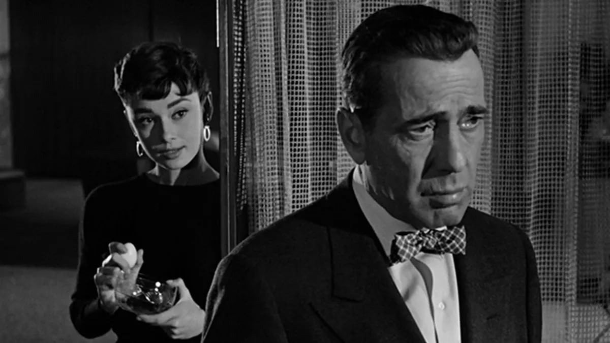 Audrey Hepburn y Humphrey Bogart en