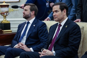 Vance recalca que "no hay conflicto alguno" entre él y Rubio sobre su posible candidatura a las elecciones de 2028