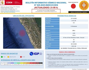 Informe del COEN sobre el