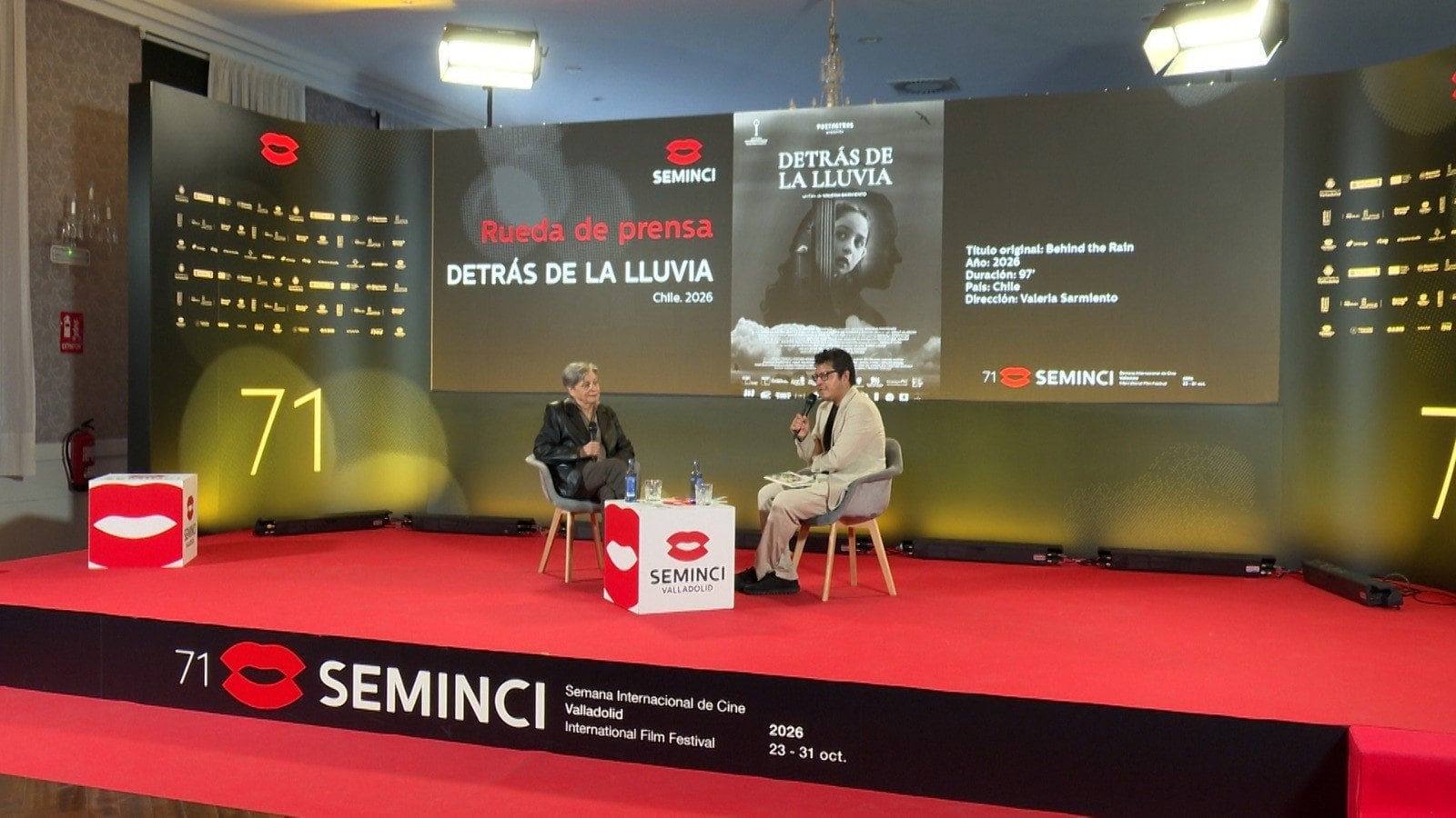 Valeria Sarmiento se despide de la ficción con 'Detrás de la lluvia': "No hay productores para mí"