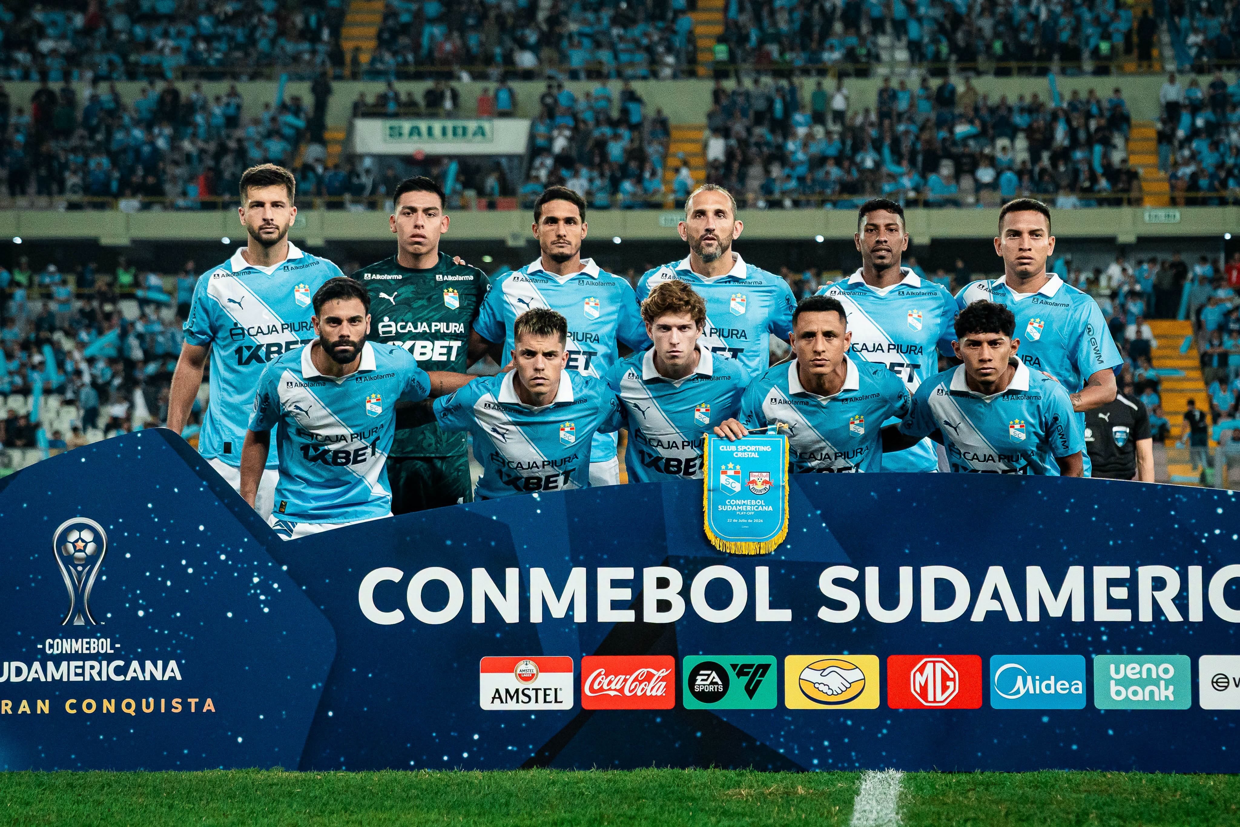 El once titular de Sporting Cristal ante Red Bull Bragantino por ida de Copa Sudamericana 2026. - créditos: Sporting Cristal