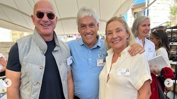 Sebastián Piñera en campamentos para millonarios