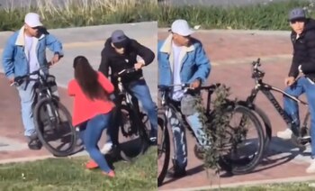 Estos son dos hombre grabados