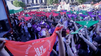 Pañuelazo frente al Congreso y