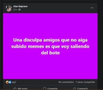 Alan Bejarano fue detenido el