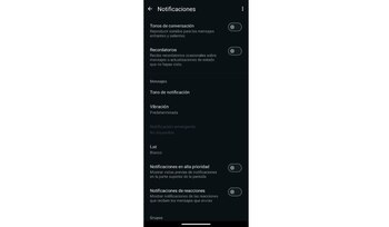 En el apartado de 'Notificaciones'