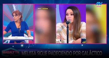 Magaly Medina não escondeu a sua indignação com estas versões e considerou gravíssima a propagação de acusações infundadas. Captação: Magaly TV La Firme.