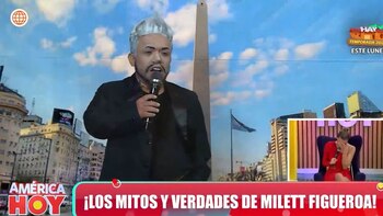 Milett Figueroa se emociona al