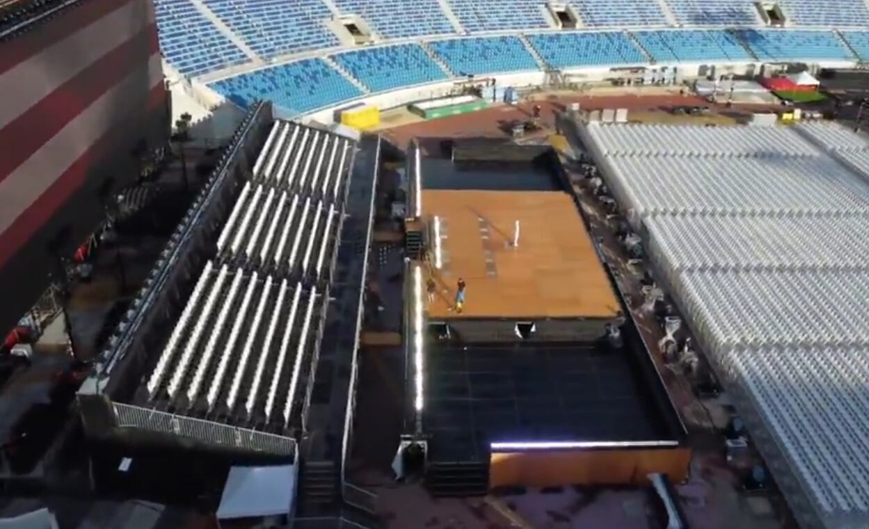 Así es la secciçón Los Vecinos en los conciertos de Bad Bunny. (TikTok)