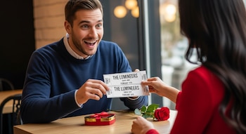 Regalar entradas a un concierto